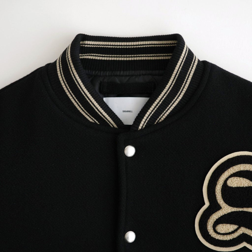 WOOL VARSITY JACKET #BLACK [26330201]