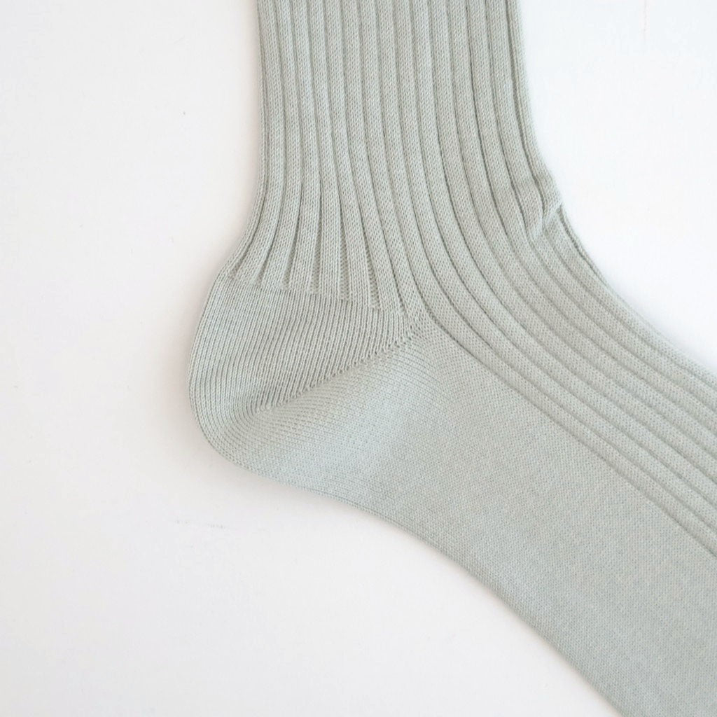 GIZA HIGH GAUGE SOCKS #PALE GREEN [A00S02SX-W]