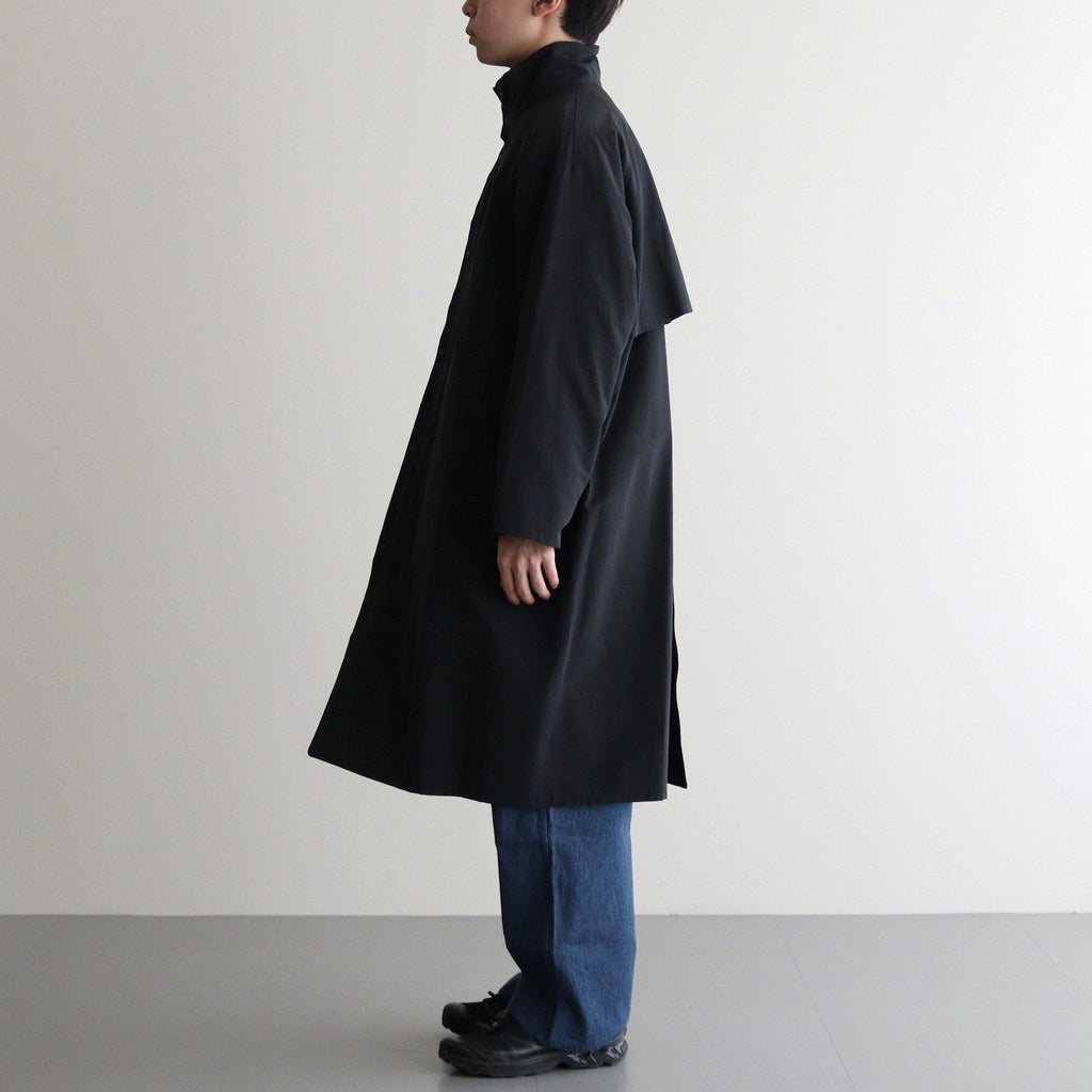 STAND COLLAR ZIP COAT #d.navy [15505]