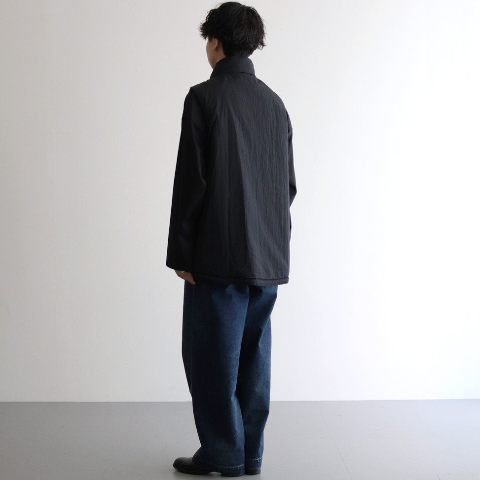 DETACHABLE MILYTARY BLOUSON #BLACK [YK24FW0767B]