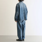 CORPORATE DENIM FIVE POCKET PANTS #DARK WASH [FSC263-40156FB]