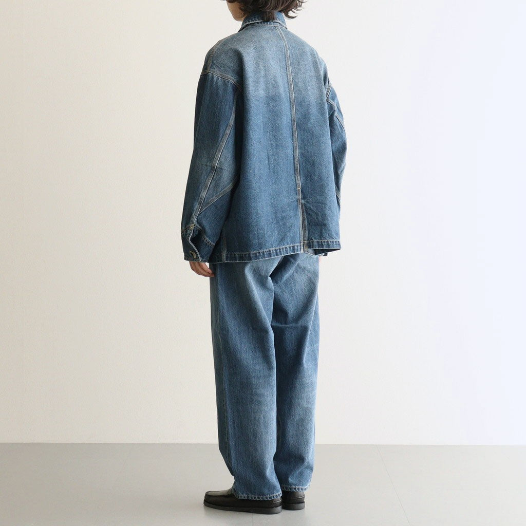 CORPORATE DENIM FIVE POCKET PANTS #DARK WASH [FSC263-40156FB]