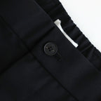 WOOL TORPICAL LOOSE FIT PANTS #BLACK(005) [PRAGGW0700]