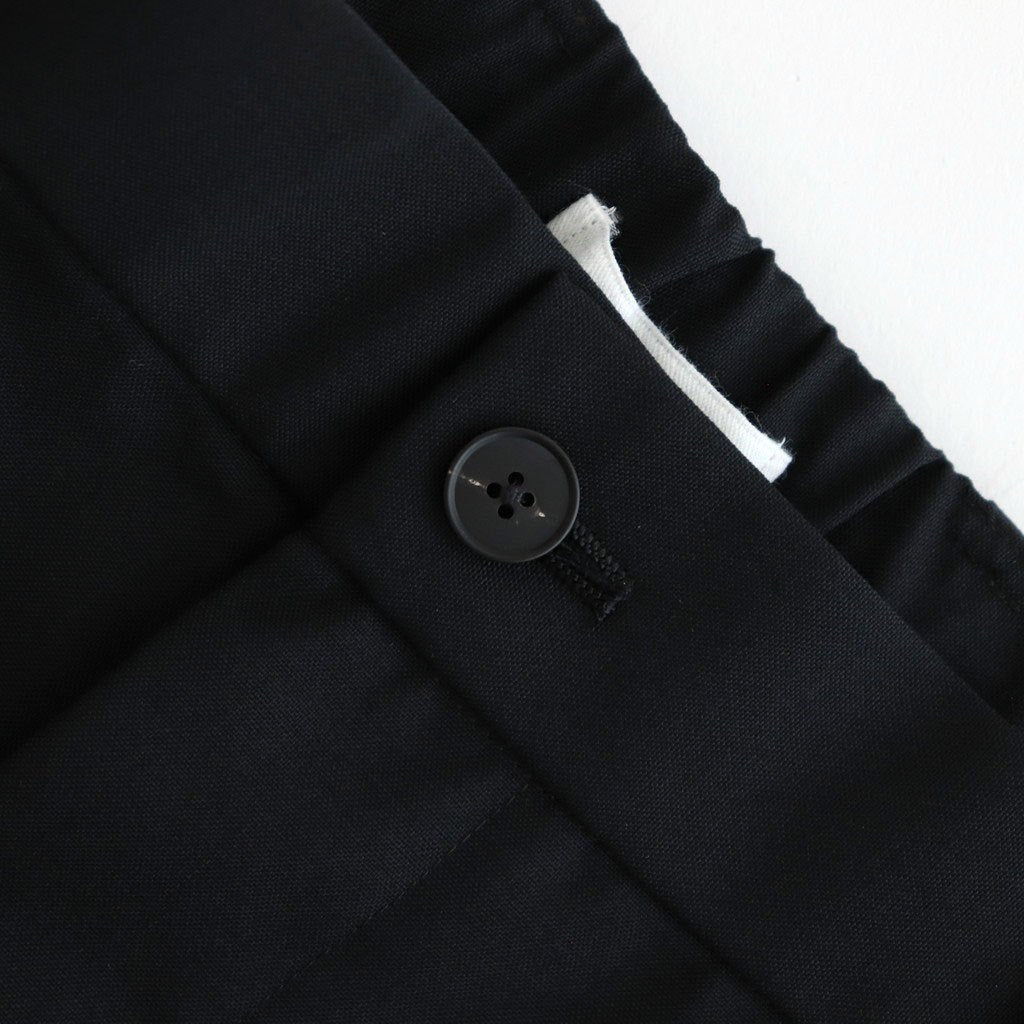 WOOL TORPICAL LOOSE FIT PANTS #BLACK(005) [PRAGGW0700]