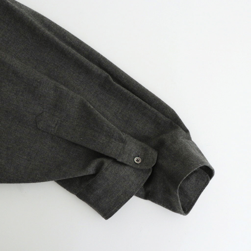 SIDOGRAS Cotton Herringbone Flannel Sleeping Shirt #GRAY [GM254-50044]