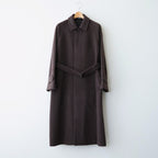 SUPER FINE WOOL MOSSER SOUTIEN COLLAR COAT #TOP BROWN [A26AC03WM]