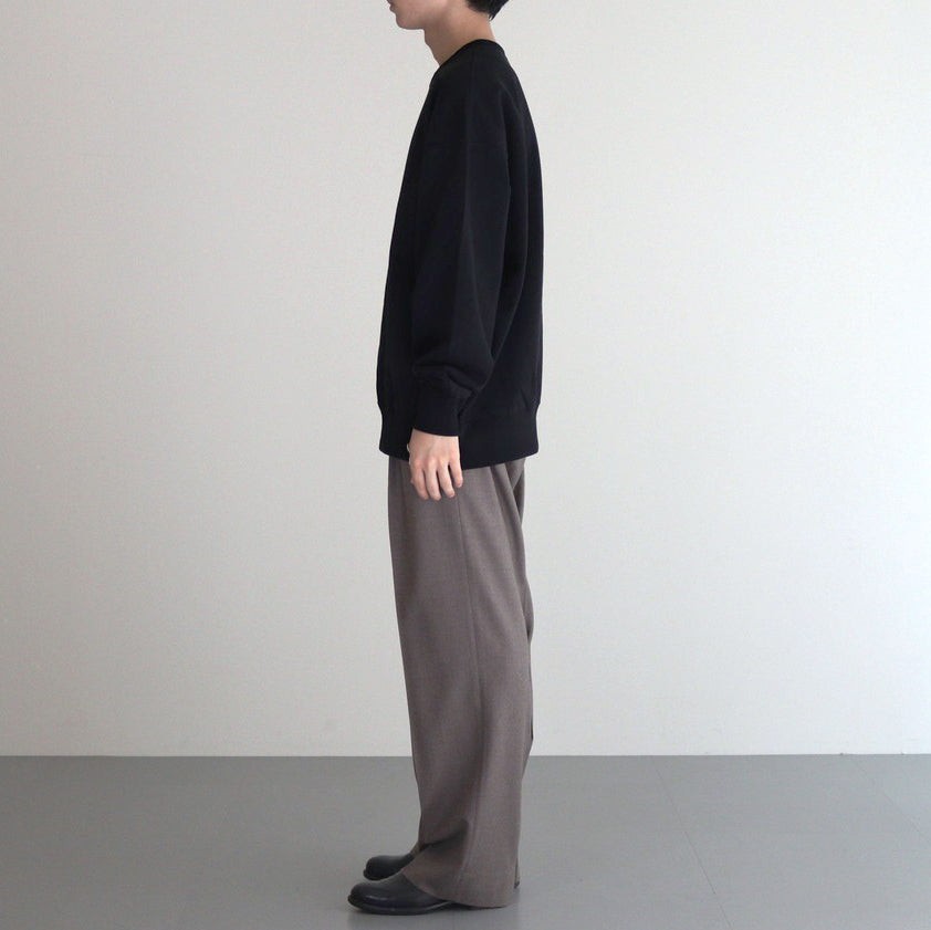 LIGHT OZ CREW NECK SWEAT #BLACK [FSC251-70160B]