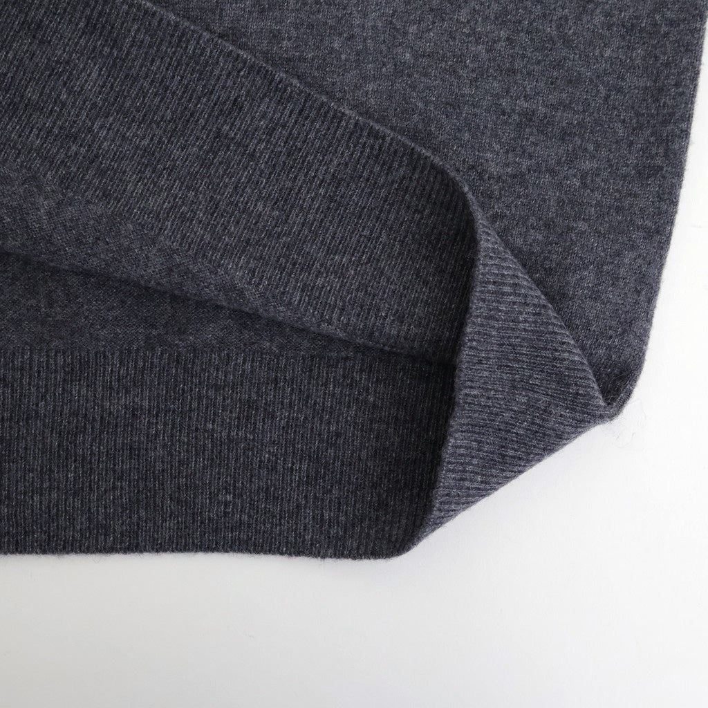 Wool Cashmere Seamless Knit #GRY [12520538]