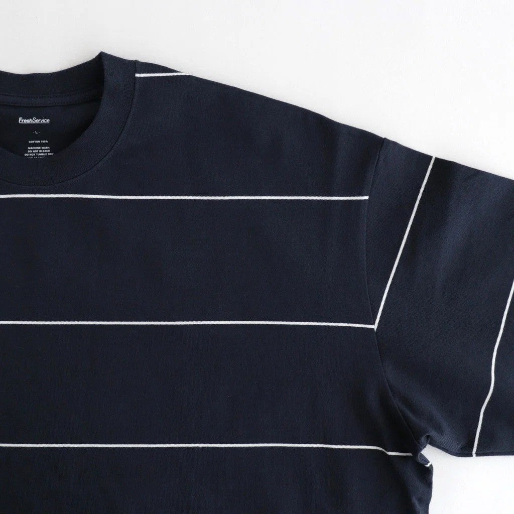 PIN BORDER L/S TEE #NAVY×WHITE [FSC263-70089]