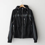 NYLON HOODED JACKET #BLACK [2541000203]