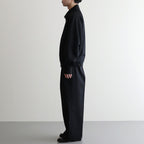 W/SI SATIN ZIP UP SHORT JACKET #BLACK [ST.1068]