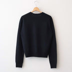 Wool Cashmere Seamless Knit #BLK [12520538]