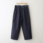 綿反応デニムストレートパンツ #INDIGO [HP-P026-051]