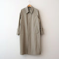 LIGHT WOOL MAX GABARDINE COAT #KHAKI BEIGE CHAMBRAY [A26SC06MG]