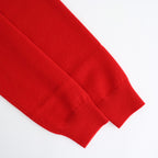 HIGH TWIST WOOL KNIT P/O #RED [A25AP05CK]
