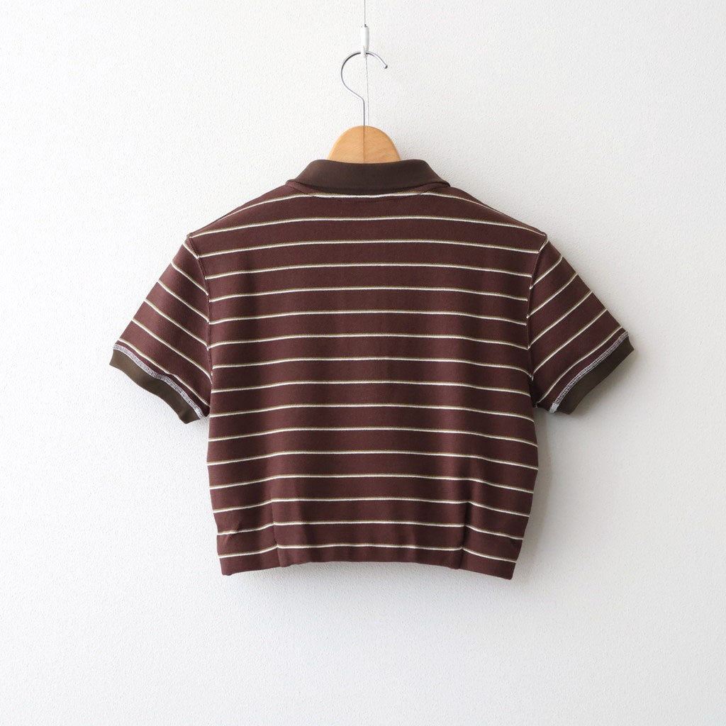 Border Polo Tops #CHO [12610606]