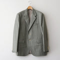 BLUEFACED WOOL JACKET #KHAKI GRAY STRIPE [A26SJ01BA]