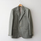 BLUEFACED WOOL JACKET #KHAKI GRAY STRIPE [A26SJ01BA]