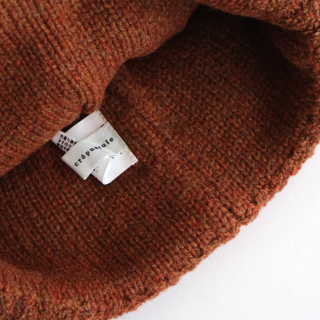 Wool Knit Cap #BRICK [2503-025]