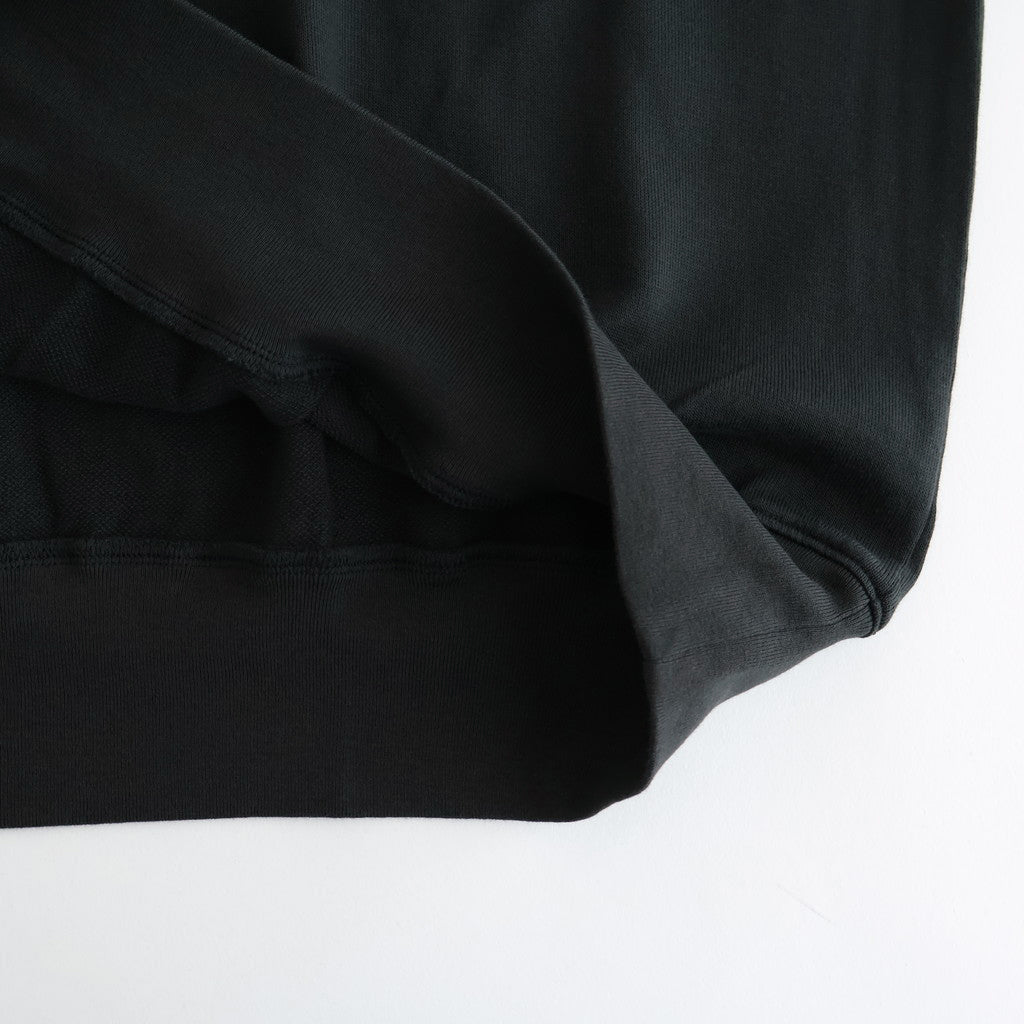 SUPER HIGH GAUGE SWEAT P/O #INK BLACK [A25AP02CU]