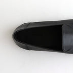 SOFT LEATHER LOAFERS #BLACK [A25AS08QD]