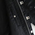 綿ナイロンダブルツイルブルゾン #BLACK [HP-J003-051]