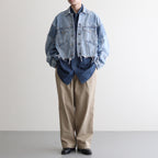 男性モデル(ハラ):172cm 58kg 着用サイズ：3