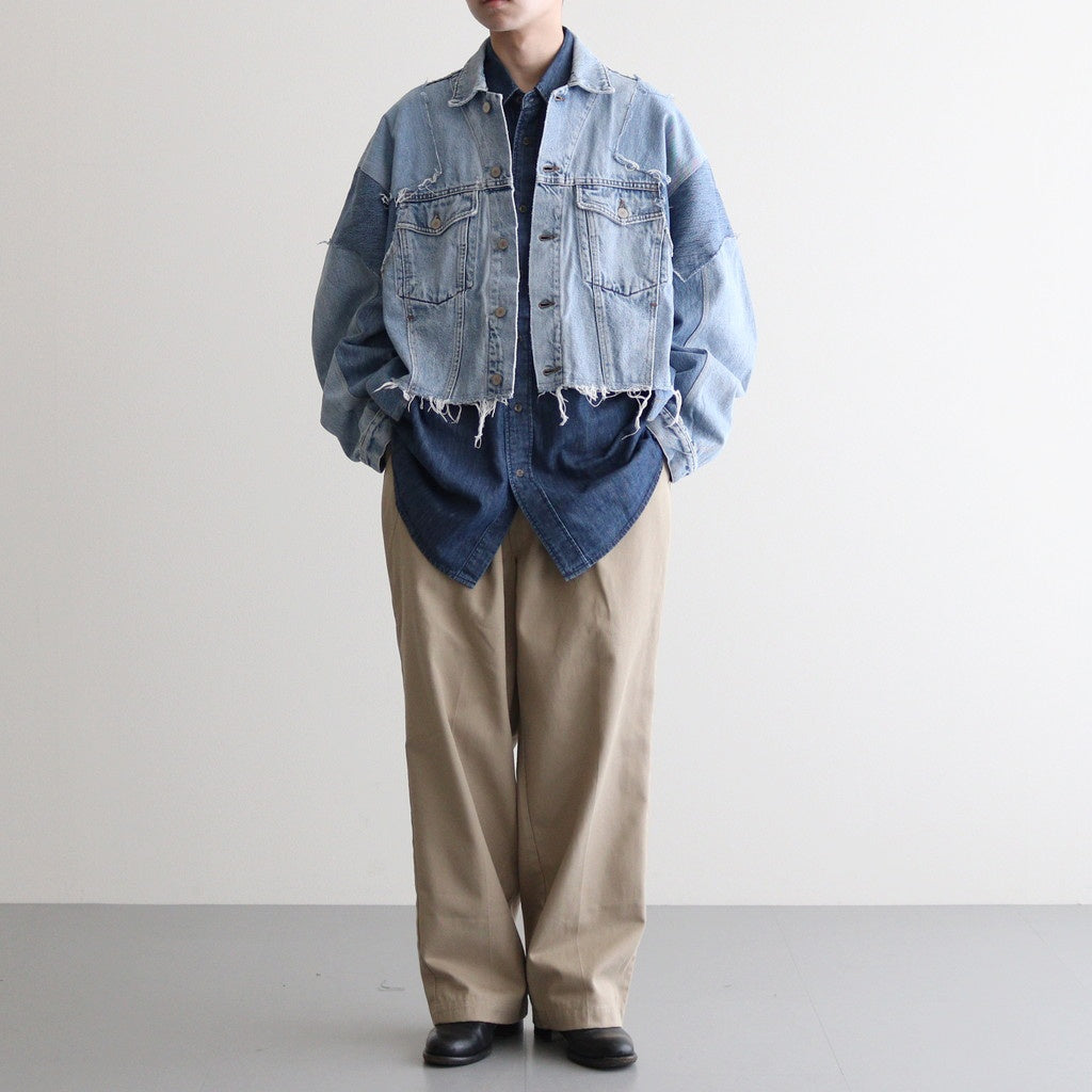 男性モデル(ハラ):172cm 58kg 着用サイズ：3