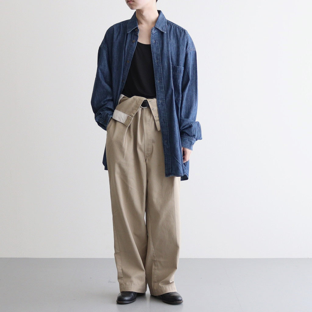 男性モデル(ハラ):172cm 58kg 着用サイズ：4