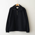 Wool Fleece Half Zip Pullover #BLACK [YK25FW01090B]