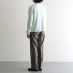 SUPER LIGHT WOOL TWO-TUCK SLACKS #TOP BROWN [A26AP03OS]