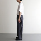 Extra Fine Wool Easy Wide Pants #GRAY [GM251-40093B]
