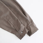 SUPER LIGHT WOOL SHIRT #TOP BROWN [A25AS01OS]