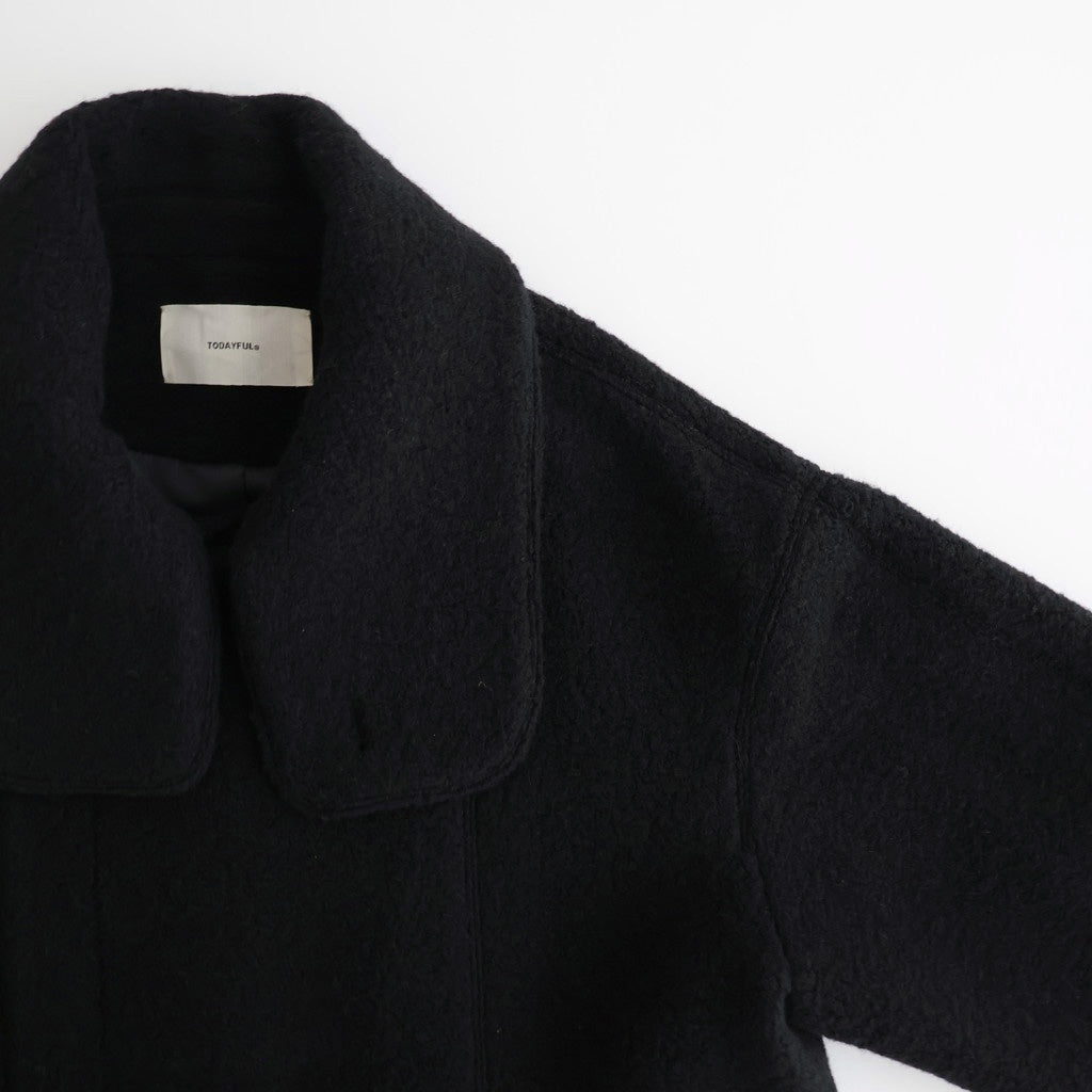 Standcollar Boucle Jacket #BLK [12520002]