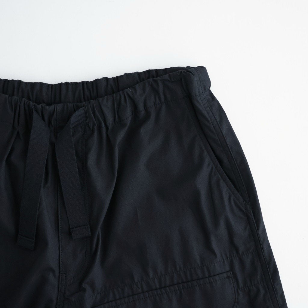 綿ウェザークロス カーゴパンツ #BLACK [HR-P003-051]