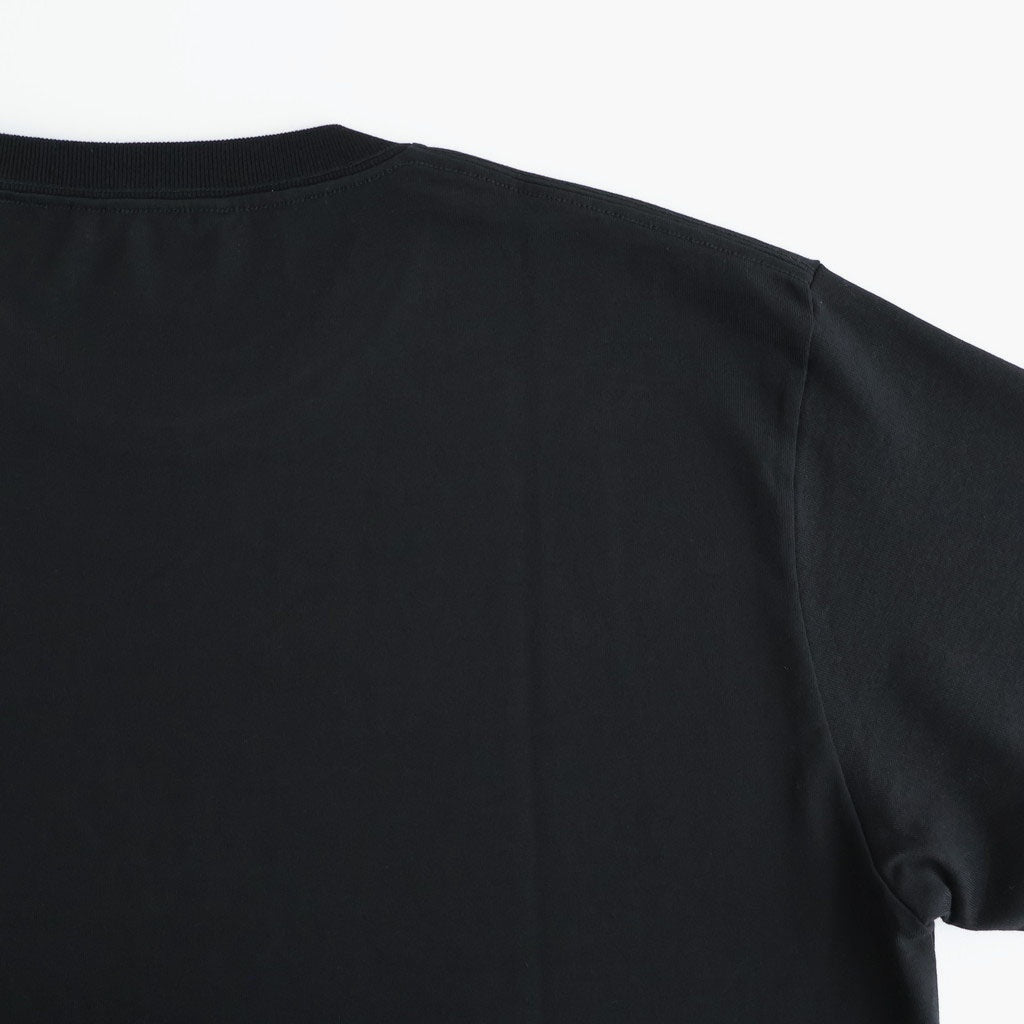 LUSTER PLAITING TEE #BLACK [A00P02GT]