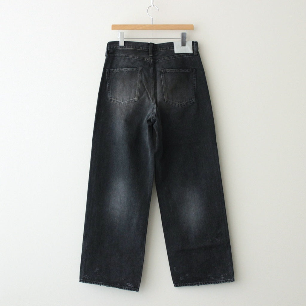 LOOSE DENIM JEANS #BLACK [ST.1234]