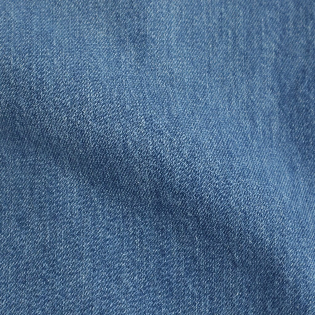 Selvage Denim Five Pocket Wide Straight Pants #INDIGO LIGHT FADE [GU263-40059LB]