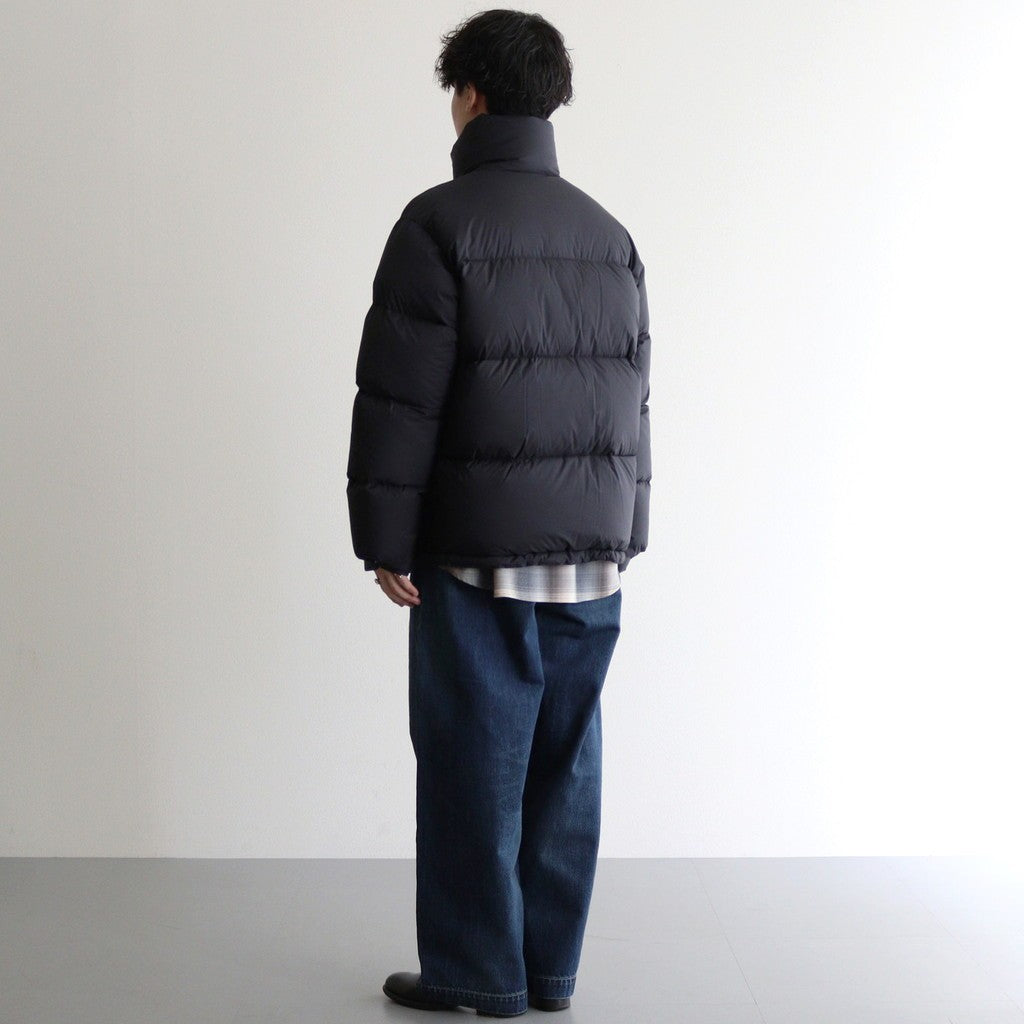 SUPER LIGHT NYLON RIPSTOP DOWN BLOUSON #BLACK [A24AB01NL]