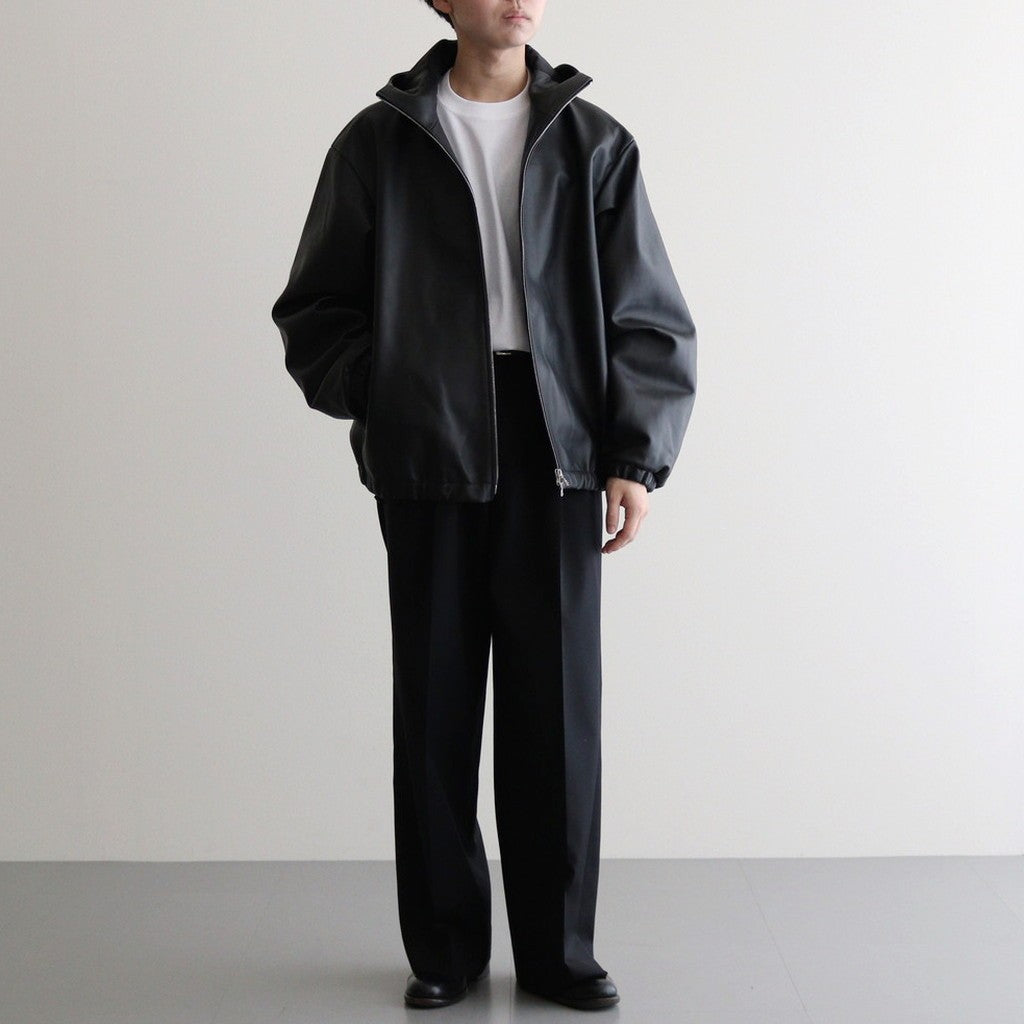 LEATHER HOODED SHORT JACKET #BLACK [ST.1063] – ciacura