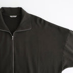 SUPER HIGH GAUGE SWEAT ZIP BLOUSON #DARK BROWN [A25AB01CU]