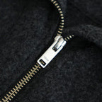 Wool Fleece Half Zip Pullover #CHARCOAL [YK25FW01090B]