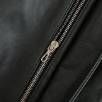 Cow Leather Raglan Blouson #BLACK [GU263-30320]