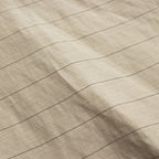 リネンボーダーBigパーカー #BEIGE [D124-C311]