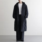 FDUFCT - ウール・千鳥 ダッフルコート #79 Navy × Grey [SN_FR1401CT]