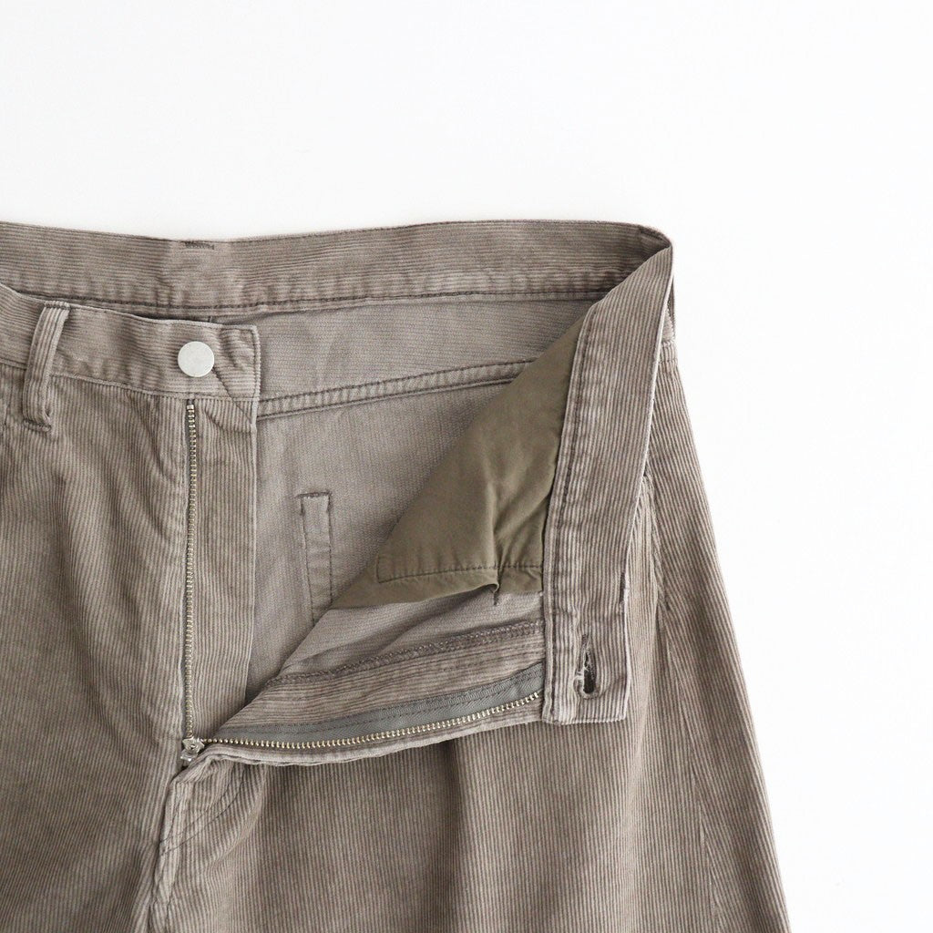 VINTAGE CORDUROY ROUND PANTS #TAUPE [ST.1573]