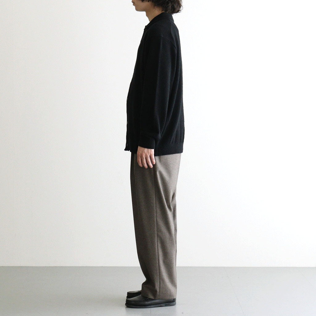 MERINO COLLEGE FLANNEL STANDARD PANTS #MOCHA [PRAGLW0900]