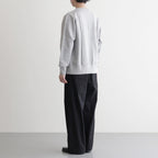 Brushed Cotton Gabardine Wide Straight Pants #BLACK [GM261-40395]