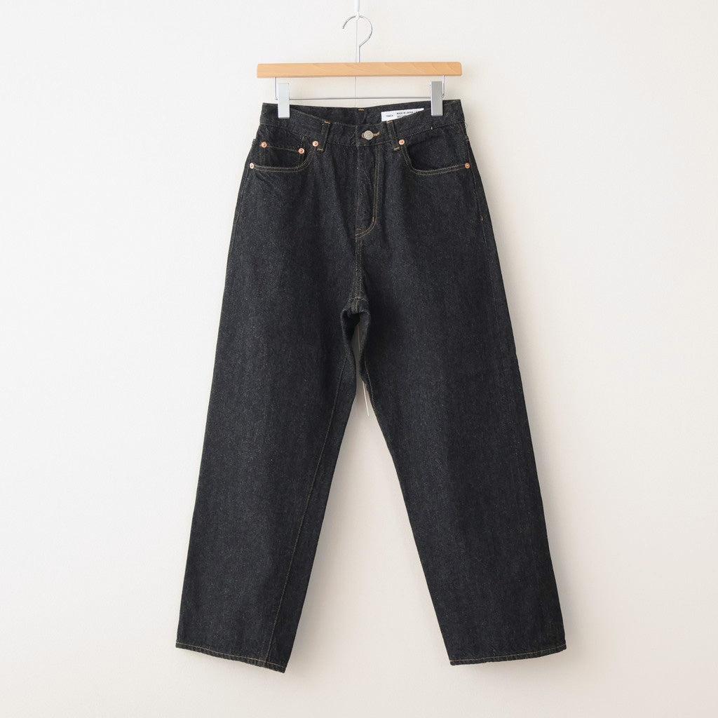 DENIM PANTS - WIDE STRAIGHT #black [11-13B]