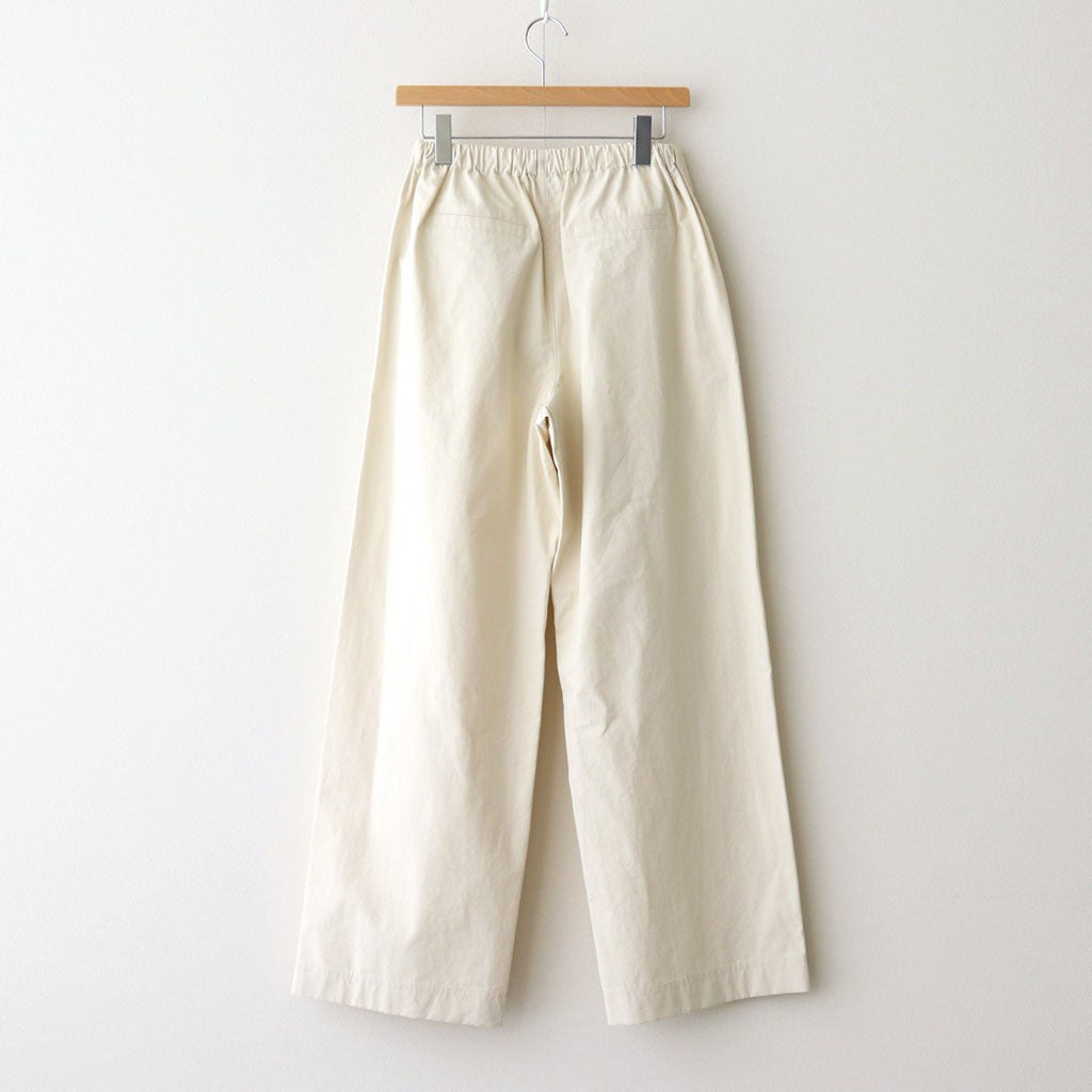 Cotton Easy Pants #ECRU [12510716]